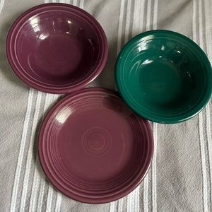 Art deco Fiestaware set of 3